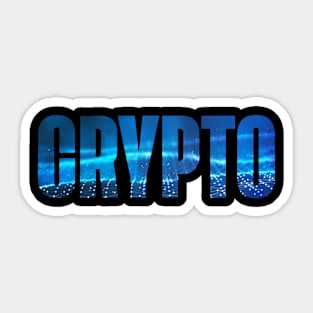 Crypto T-shirt Sticker